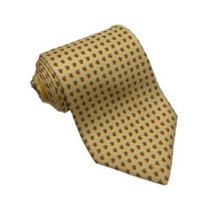 Salvatore Ferragamo Yellow Acorn Tie